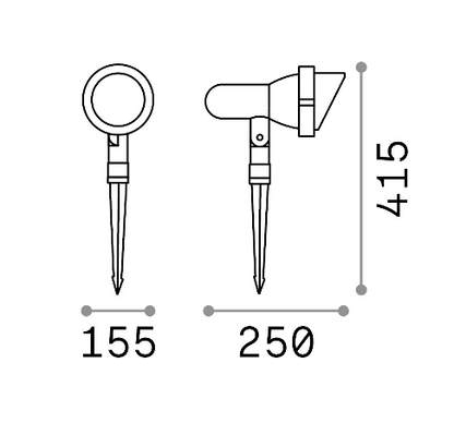 Outdoor | Spotlights TERRA PR1 BIG Ideal-Lux