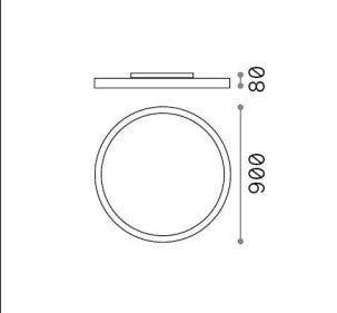 Plafoniera FLY PL D90 Ideal-Lux