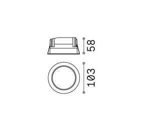 Lampa încastrata BASIC FI ACCENT 10W Ideal-Lux