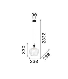 Lampa suspendata LORD SP1 Ideal-Lux