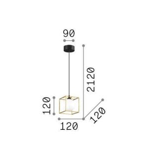 Lampa suspendata LINGOTTO SP1 Ideal-Lux