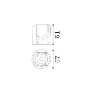 Lampa încastrata BENTO SOURCE 09W Ideal-Lux