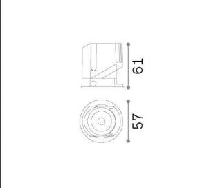 Lampa încastrata BENTO SOURCE 13W Ideal-Lux