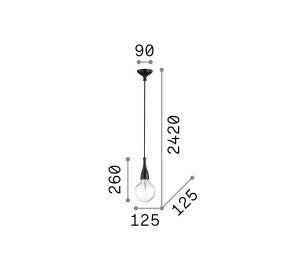 Lampa suspendata MINIMAL SP1 Ideal-Lux