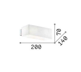 Aplica de perete BOX AP2 Ideal-Lux