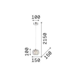 Lampă suspendată CALYPSO SP1 Ideal-Lux