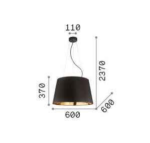 Lampa suspendata NORDIK SP6 Ideal-Lux