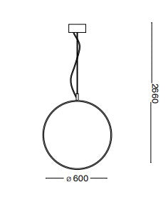 Lampă suspendată CIRCUS SP D60 Ideal-Lux