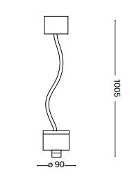 Outdoor Suspension CLIO Ideal-Lux