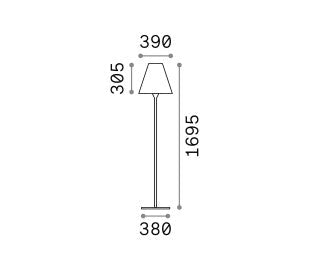 Bolard luminos ITACA PT1 Ideal-Lux