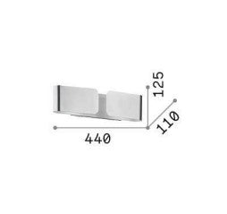 Aplica de perete CLIP AP2 SMALL Ideal-Lux