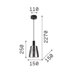 Lampă suspendată COCO-2 SP BIG Ideal-Lux