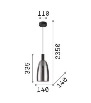 Lampă suspendată COCO-3 SP BIG Ideal-Lux