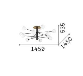 Plafoniera  COSMOPOLITAN PL12 Ideal-Lux