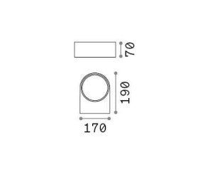 Aplica de perete IKO AP1 Ideal-Lux