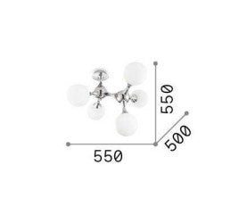 Plafoniera  NODI PL5 Ideal-Lux