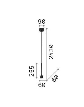 Lampa suspendata DIESIS SP Ideal-Lux