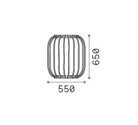 Bolard luminos DJAMBE PT D55 Ideal-Lux