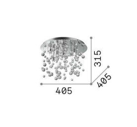 Plafoniera  NEVE PL8 Ideal-Lux