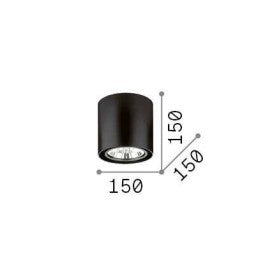 Plafoniera  MOOD PL1 D15 ROUND Ideal-Lux