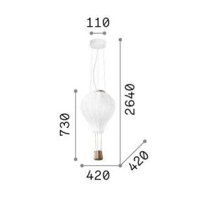 Lampă suspendată A-LINE SP1 Ideal-Lux