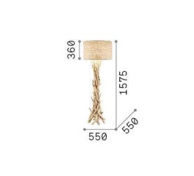 Lampadar de interior DRIFTWOOD PT1 Ideal-Lux