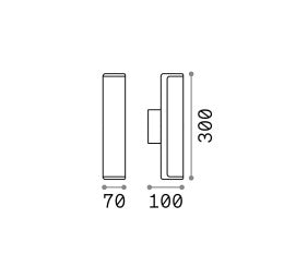 Aplica de perete APOLLO AP Ideal-Lux