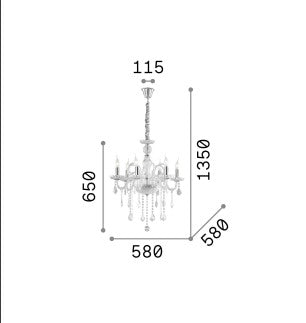 Lampa suspendata GIUDECCA SP6 Ideal-Lux