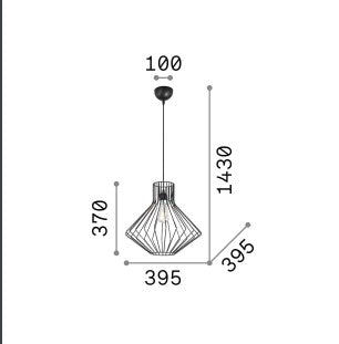 Lampă suspendată AMPOLLA-4 SP1 Ideal-Lux