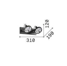 Plafoniera  GLIM PL2 Ideal-Lux