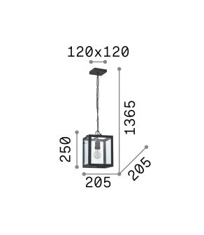 Lampa suspendata IGOR SP1 Ideal-Lux