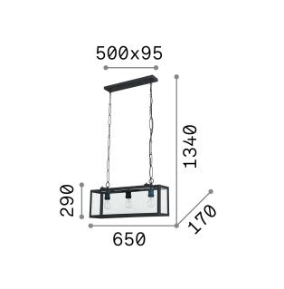 Lampa suspendata IGOR SP3 Ideal-Lux