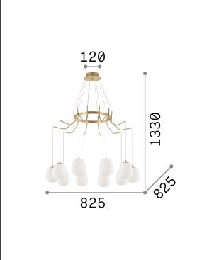 Lampa suspendata KAROUSEL SP10 Ideal-Lux