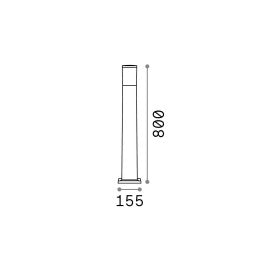 Bolard luminos  ATENA PT1 Ideal-Lux