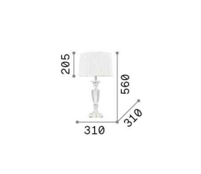 Lampă de masă KATE-3 TL1  Ideal-Lux